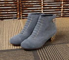 2016 new arrivals chanel short boots CHW0878
