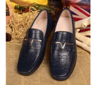 2016 versace men Calfskin Leather shoes VSM0026