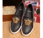 2016 versace women Cowhide leather lovers shoes with Rivet VSC0023