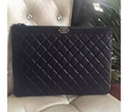 2017 Chanel Banquet Clutch Original Caviar Leather A80560 Black A80560