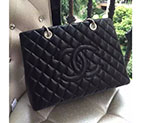 2017 Chanel Classic Coco Bag Shoulder Black GST Original Caviar Leather A50995 Silver A50995