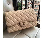 2017 Chanel Classic Flap Bag 1113 Apricot Original Caviar leather Gold Hardware 1113