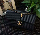 2017 Chanel Classic Flap Bag Black Original Leather 1112 Gold hardware 1112
