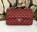 2017 Chanel Classic Flap Bag Original Lambskin Leather 1112 Silver hardware
