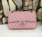 2017 Chanel Classic Flap Bag Original Lambskin Leather 1112 Silver hardware