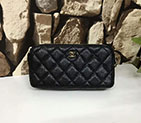 2017 Chanel Double zipper Small bag Original Caviar Leather A82527 Gold A82527