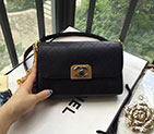 2017 Chanel Flap Bag Original Deer Leather A93578 Black A93578