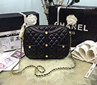 2017 Chanel Flap Bag Original Lambskin Leather A91386 Black