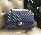2017 Chanel Latest 2.55 Series Flap Bag Grey Original Sheepskin Leather 1112 Gold hardware