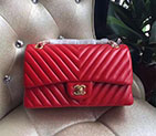 2017 Chanel Latest 2.55 Series Flap Bag Red Original Sheepskin Leather 1112 Gold hardware