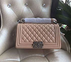 2017 Chanel LeBoy Flap Shoulder Bag Original Sheepskin leather A67086