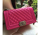 2017 Chanel LeBoy Flap Shoulder Bag Original Sheepskin leather A67086