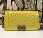 2017 Chanel LeBoy Flap Shoulder Bag Original Sheepskin leather A67086