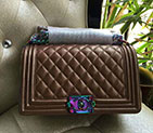 2017 Chanel LeBoy Flap Shoulder Bag Original leather A67086