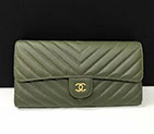 2017 Chanel Matelasse Bi-Fold Wallet Original Sheepskin leather A80759