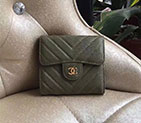 2017 Chanel Matelasse Tri-Fold Wallet Original Caviar Leather A84029 Gold Hardware A84029