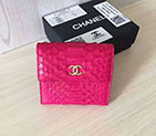 2017 Chanel Matelasse Tri-Fold Wallet Original python leather A48980