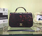 2017 Chanel Medium Shoulder Tote bag Original Python Leather A90024 Gold hardware A90024