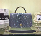 2017 Chanel Medium Shoulder Tote bag Original Python Leather A90024 Gold hardware A90024