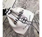 2017 Chanel Original Denim Fabric Backpack A33650 ancient silver hardware A33650