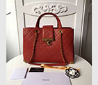 2017 Chanel Shoulder Tote Bag Snake Leather A95145 Red A95145