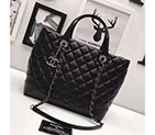 2017 Chanel Shoulder Tote bag Original Sheepskin Leather A30900 Black A30900