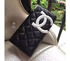 2017 Chanel Tri-Fold Wallet Original Leather A46473 Black A46473