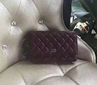 2017 Chanel WOC A33814 Burgundy Original Lambskin Leather Mini Flap Bag Gold A33814