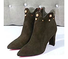 2017 Dior women Boot in velvet Heel 8cm DSW0289