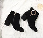 2017 Dior women Boot in velvet Heel Height 5cm DSW0281