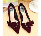 2017 Dior women shoes in Velvet DSW0236