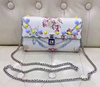2017 Fendi Chain Clutch bag in calfskin leather F1011 F1011