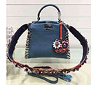 2017 Fendi MINI PEEKABOO handbag in Original calfskin leather 2447 2447