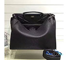 2017 Fendi Men Selleria Peekaboo-Small handbag in leather 7VA388 7VA388