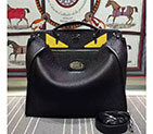 2017 Fendi Men Selleria Peekaboo-Small handbag in leather 7VA388 7VA388