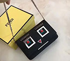 2017 Fendi WALLET ON CHAIN in leather 8M03469 8M03469