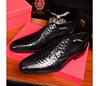 2017 Ferragamo men shoes in Calfskin leather LFM0033