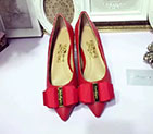 2017 Ferragamo women Flat shoes in Lambskin leather LFWS0174