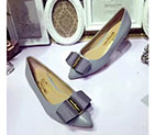 2017 Ferragamo women Flat shoes in Lambskin leather LFWS0175