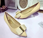 2017 Ferragamo women Flat shoes in Lambskin leather LFWS0176