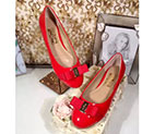 2017 Ferragamo women Flat shoes in Patent leather LFWS0164