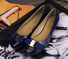 2017 Ferragamo women Flat shoes in Patent leather LFWS0157