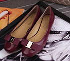 2017 Ferragamo women Flat shoes in Patent leather LFWS0158