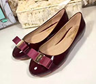 2017 Ferragamo women Flat shoes in Patent leather LFWS0166