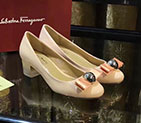 2017 Ferragamo women Sandals in Patent leather Heel Height 4.5cm LFWS0197