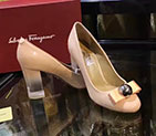2017 Ferragamo women Sandals in Patent leather Heel Height 8.5cm LFWS0199