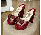 2017 Ferragamo women high-heeled shoes in Patent leather LFWS0189