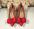 2017 Ferragamo women shoes in Lambskin leather Heel Height 5cm LFWS0170