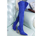2017 Jimmy Choo women Boot in velvet 8.5cm heel JCS00116