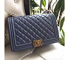 2017 Le Boy Chanel Flap Shoulder Bag in Original Sheepskin Leather A67088 Grey A67088